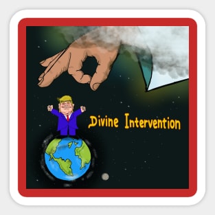 Trump Divine Intervention Sticker